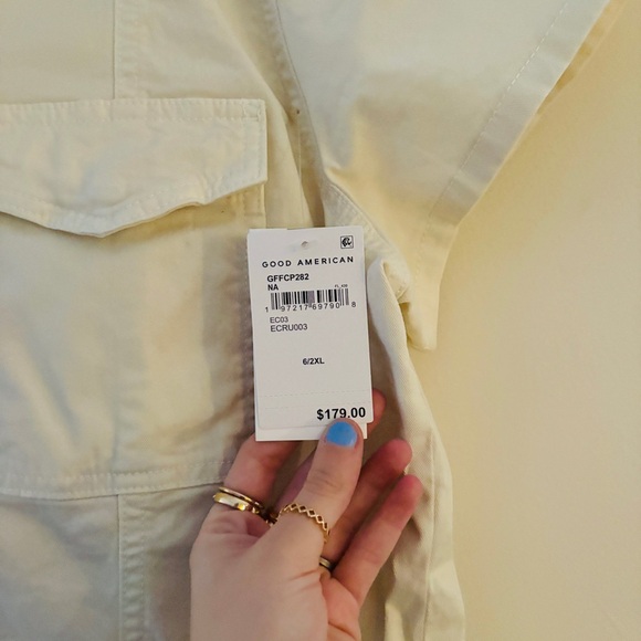 NWT Good American Palazzo Fit For Success Jumpsuit - Picture 7 of 7